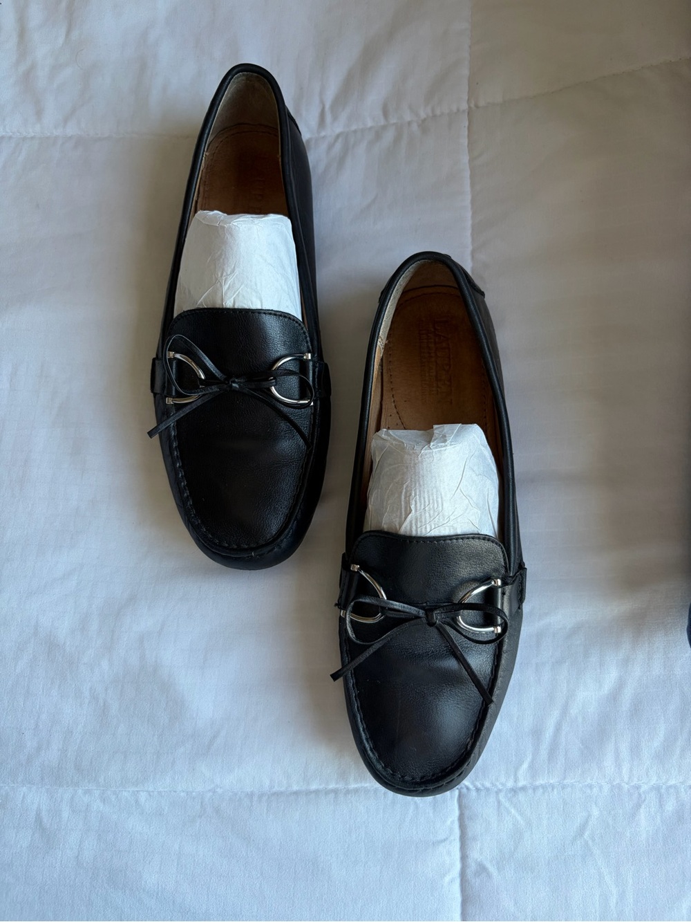 Ralph Lauren Briley Genuine Leather Shoes Women’s 8.5 Soft Leather Like New